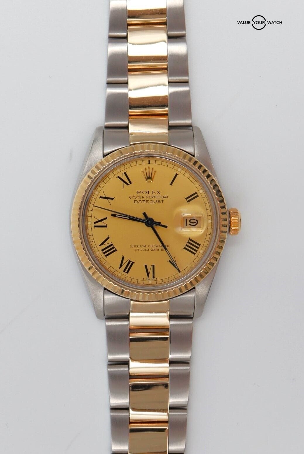 1982 Rolex Datejust 16013 BUCKLEY CHAMPAGNE DIAL 36mm! - Image 6