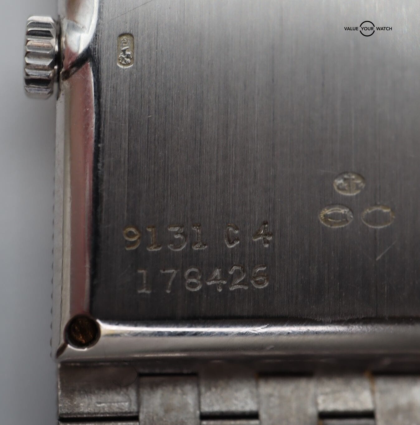 Vintage Piaget 9131 18K White Gold Manual Wind Blue Lapis Dial 27mm! - Image 9