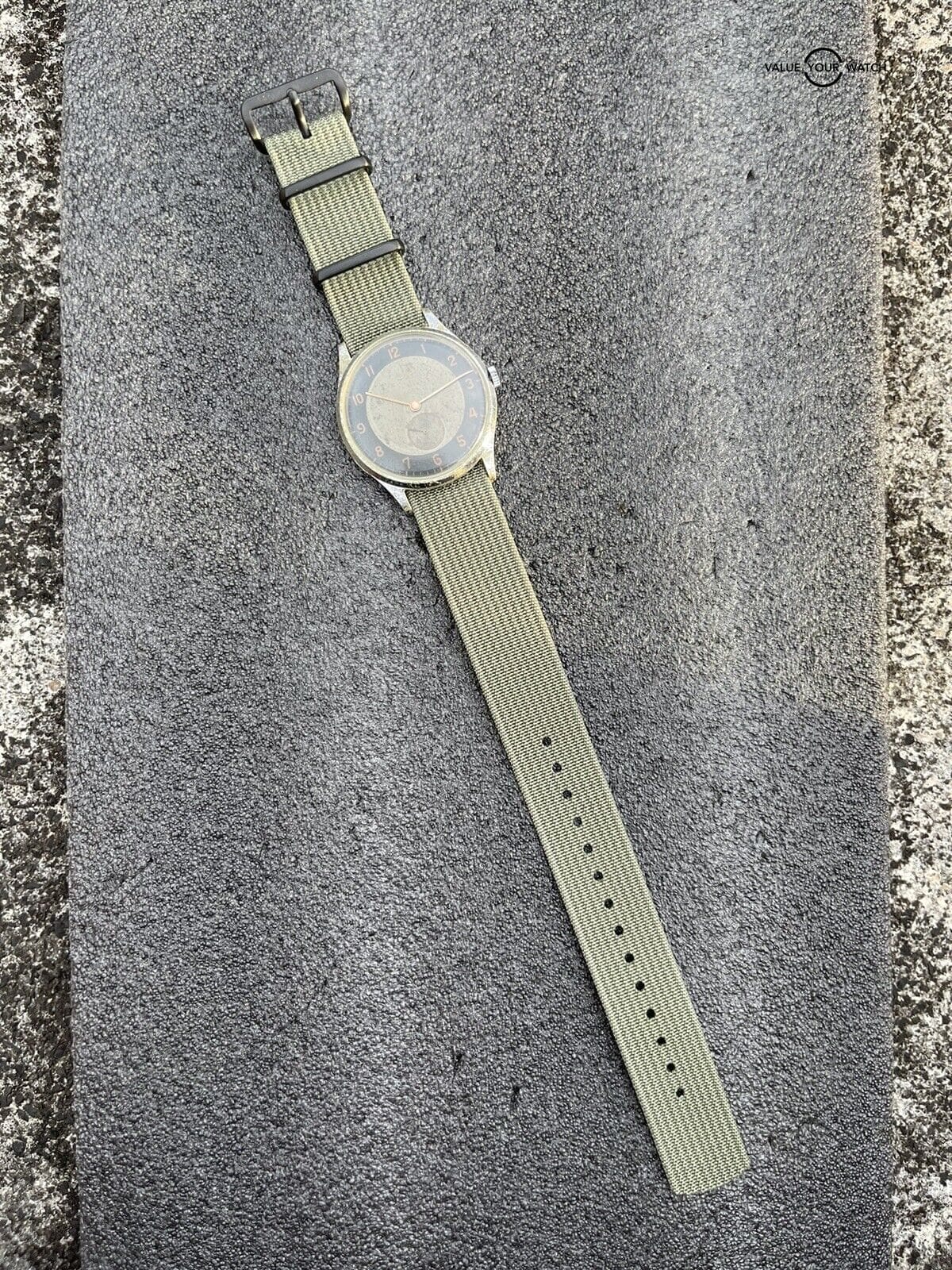 Contex Military Pilot Wrist Watch 38mm Jumbo Black Dial Mechanical Runs Estate - Image 13