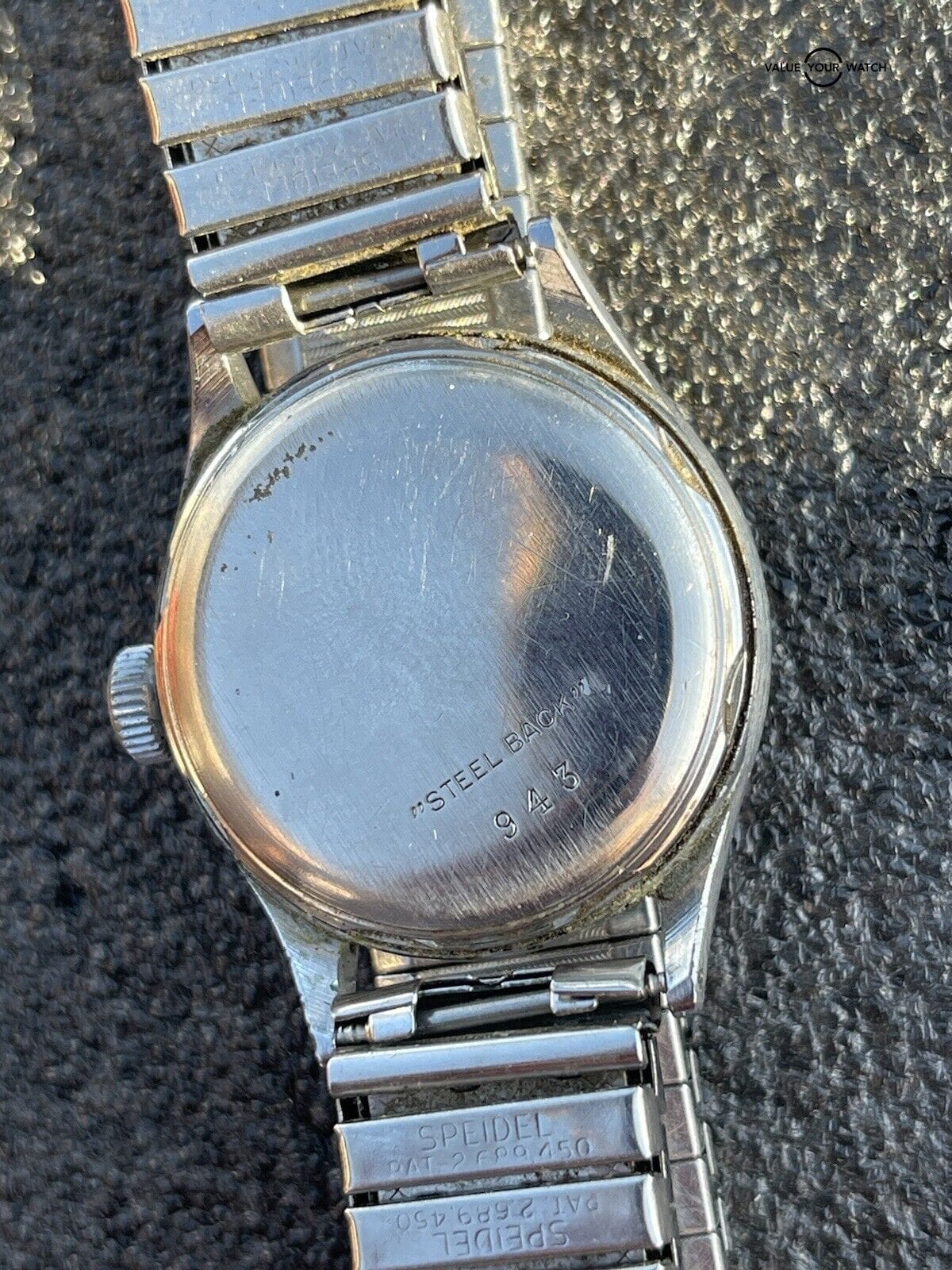 Vintage Eska 17 Jewels Self-Wind Bumper Auto Military Field Watch Estate Sale - Image 5