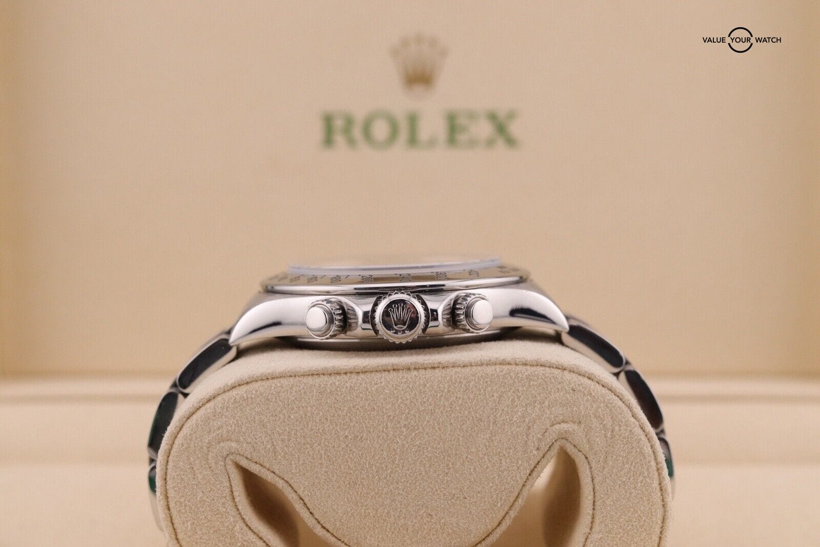 Rolex Daytona Cosmograph ZENITH White Stainless Steel 40mm Watch 16520 - Image 6