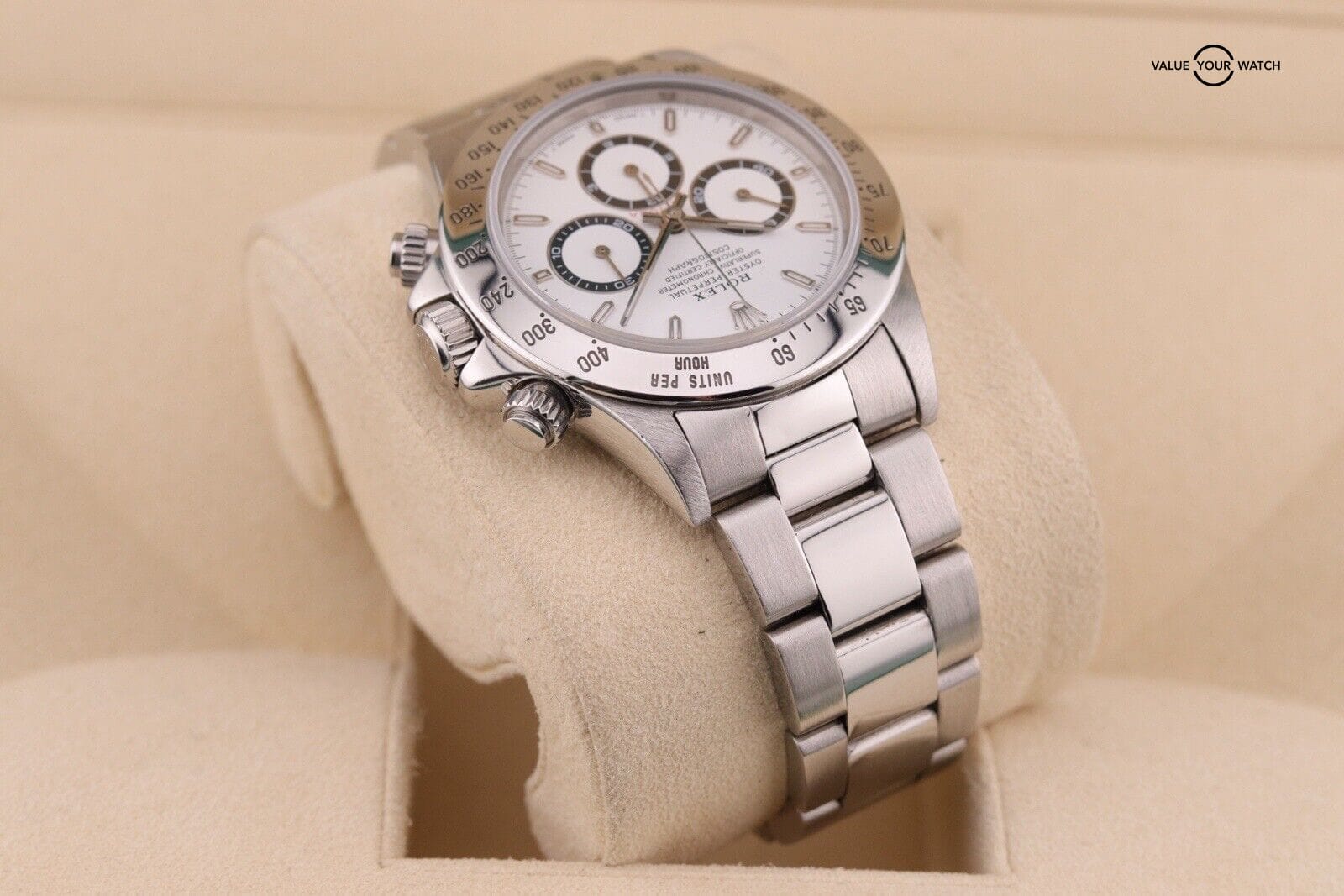 Rolex Daytona Cosmograph ZENITH White Stainless Steel 40mm Watch 16520 - Image 16