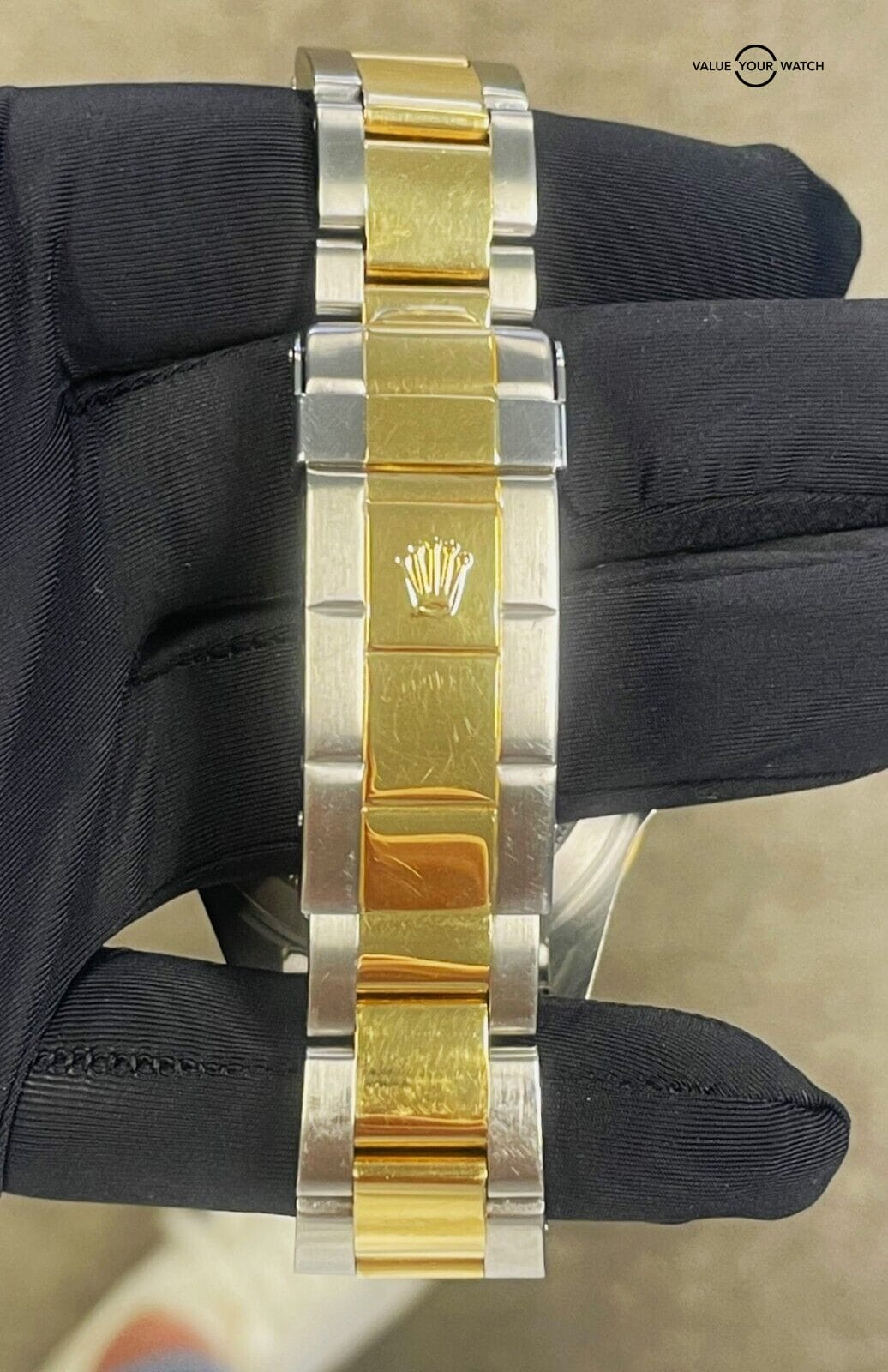 2006 Rolex Submariner 16613 Slate Serti Dial 18K Yellow Gold and SS BOXES/PAPERS - Image 14