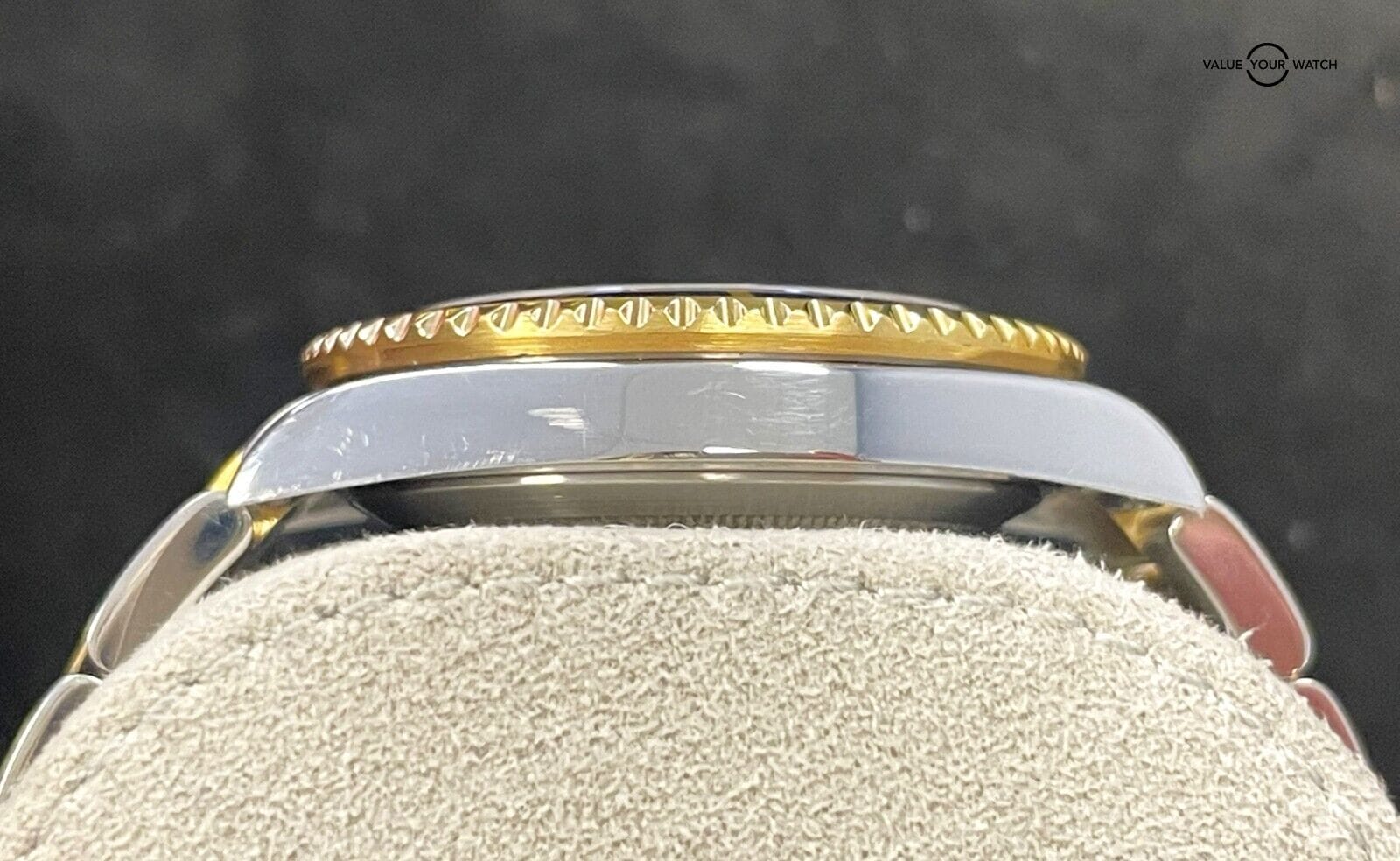 2006 Rolex Submariner 16613 Slate Serti Dial 18K Yellow Gold and SS BOXES/PAPERS - Image 10