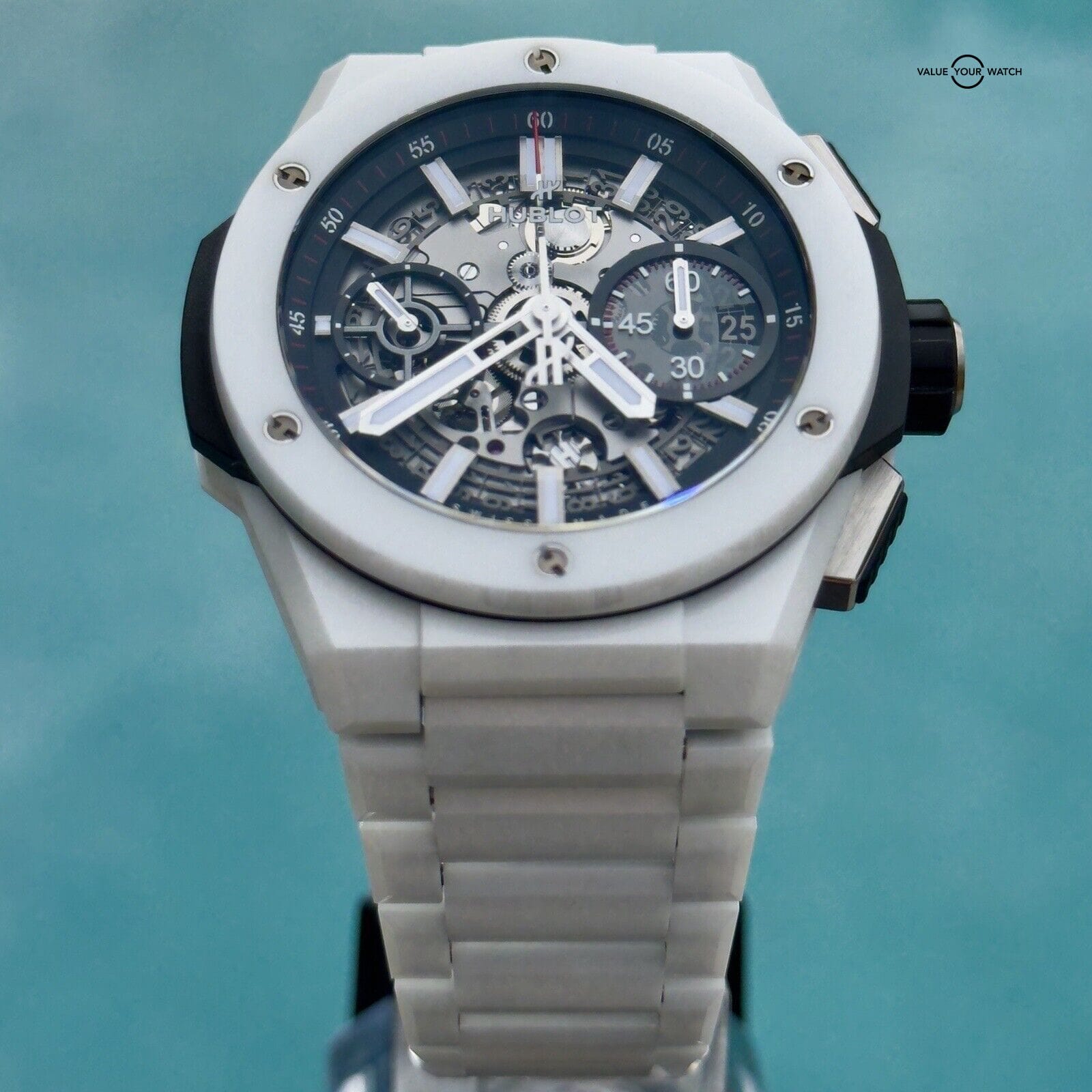 Hublot Big Bang Integrated White Ceramic - Full Set - 451.HX.1123.HX - Image 5