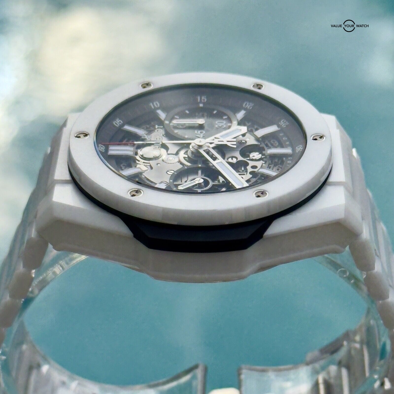 Hublot Big Bang Integrated White Ceramic - Full Set - 451.HX.1123.HX - Image 7