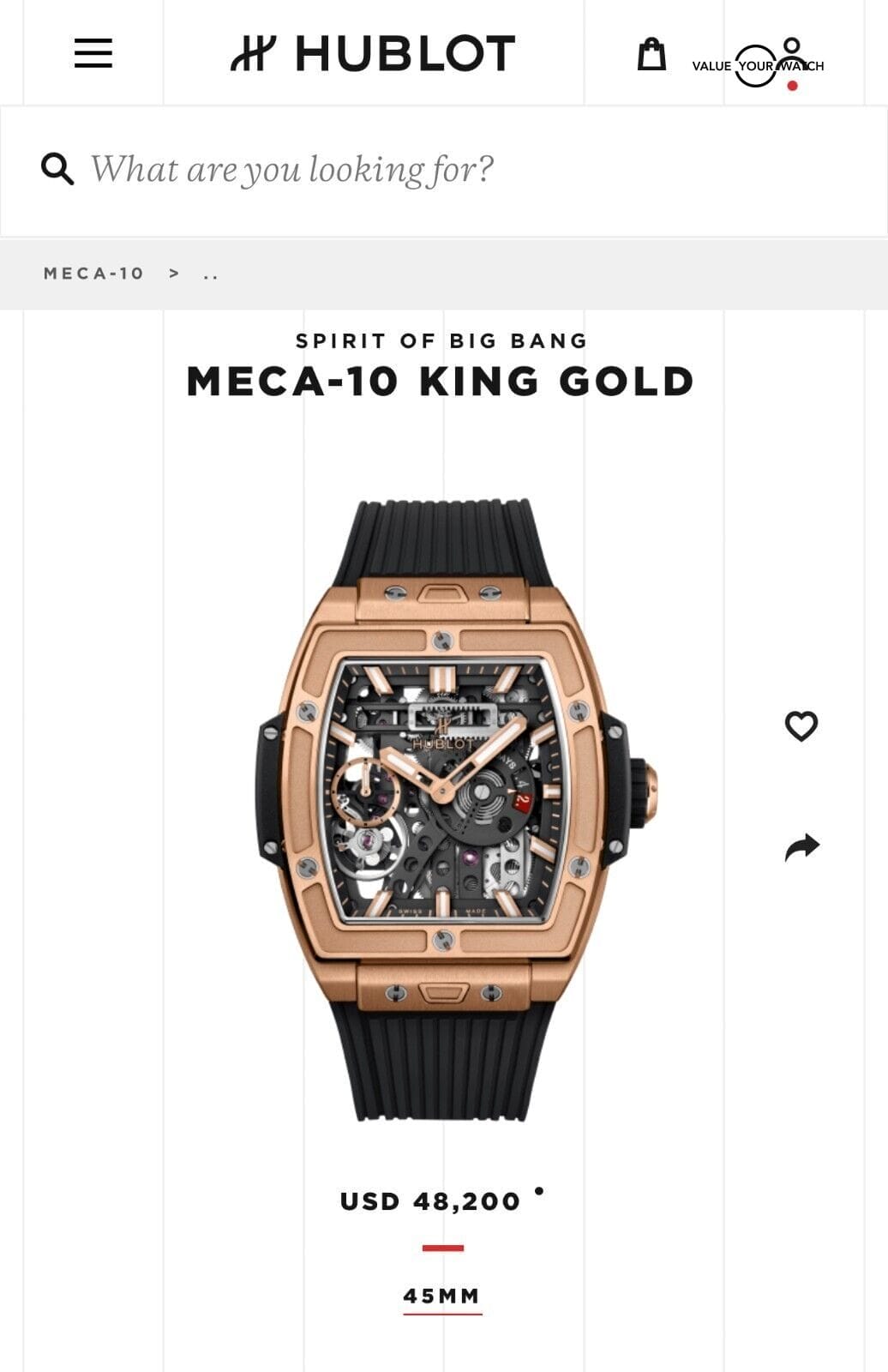 Hublot Spirit of Big Bang Meca-10 King Gold - Full Set - 614.OX.1180.RX - Image 4