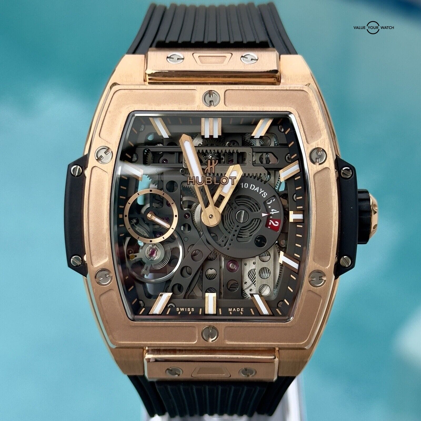 Hublot Spirit of Big Bang Meca-10 King Gold - Full Set - 614.OX.1180.RX - Image 11