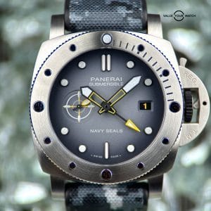 2023 Panerai Submersible GMT Navy SEALs PAM 1323 44mm Limited Edition Box Papers w/Extra Band