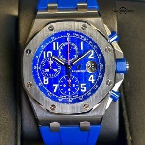 Audemars Piguet Royal Oak Offshore Indigo blue 42mm Full set! Excellent cond AP