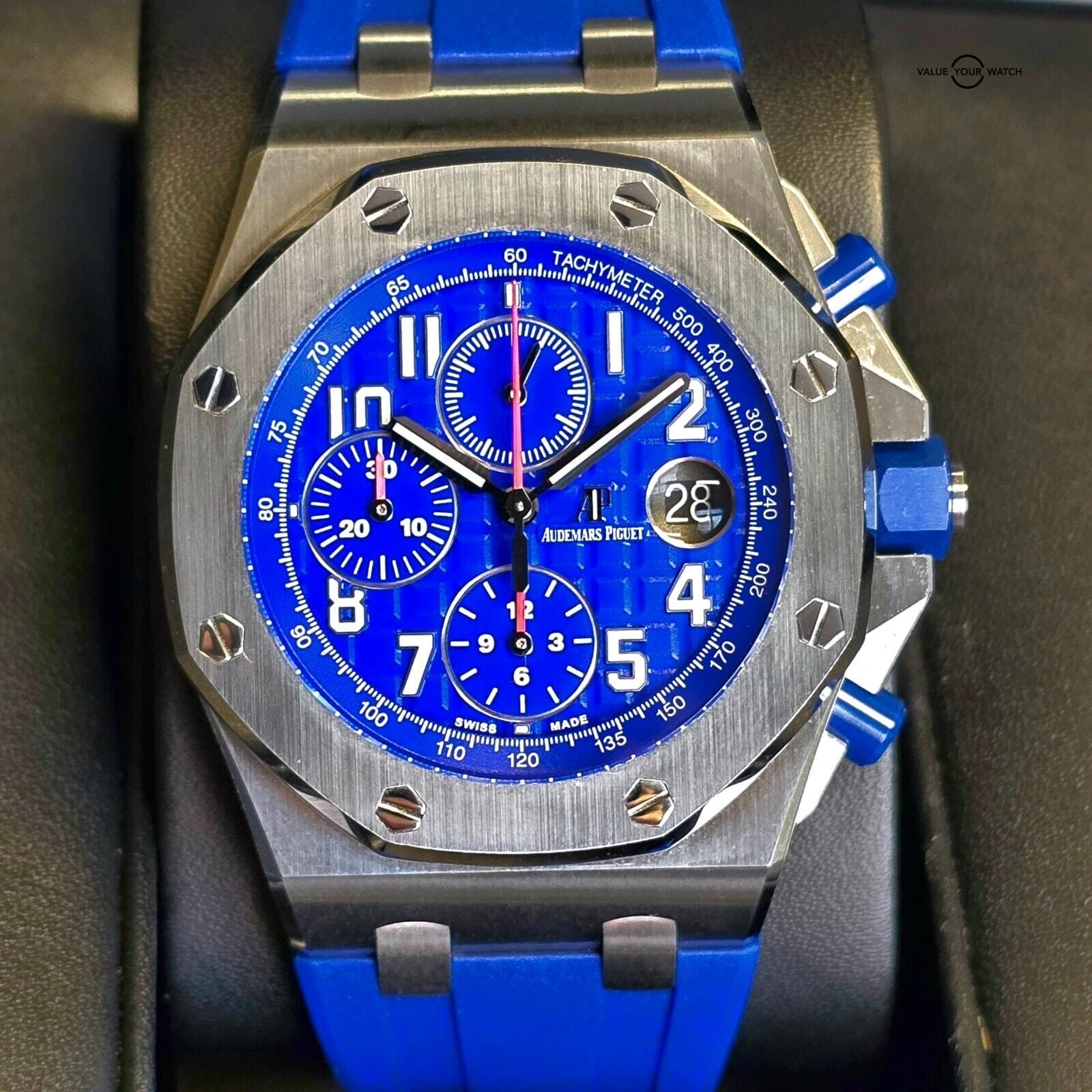 Audemars Piguet Royal Oak Offshore Indigo blue 42mm Full set! Excellent cond AP