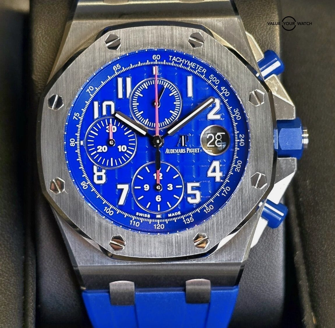 Audemars Piguet Royal Oak Offshore Indigo blue 42mm Full set! Excellent cond AP - Image 3