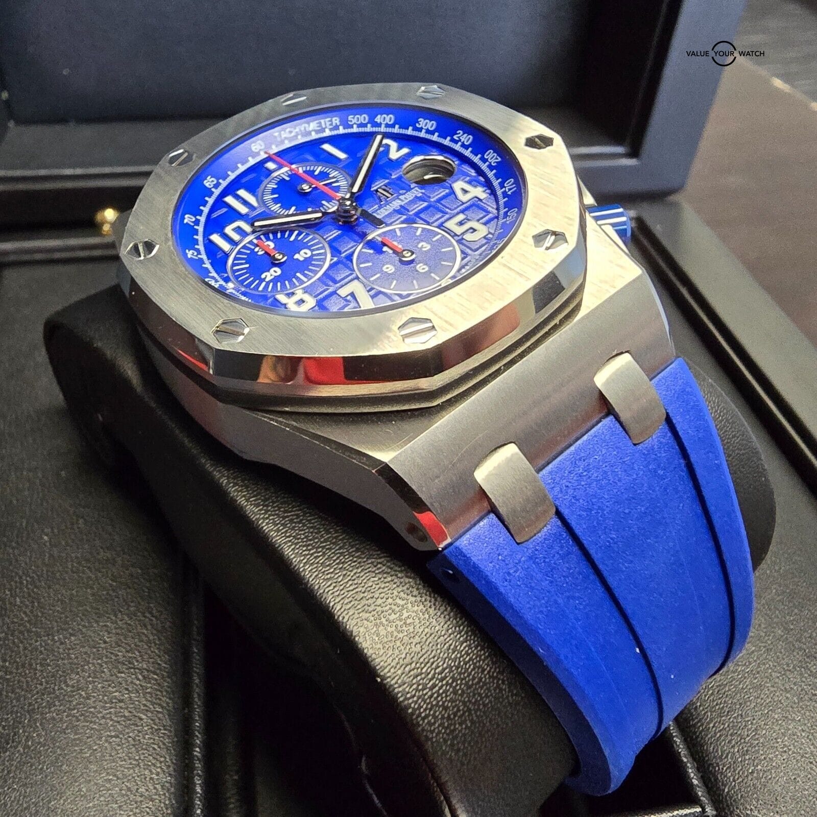 Audemars Piguet Royal Oak Offshore Indigo blue 42mm Full set! Excellent cond AP - Image 4