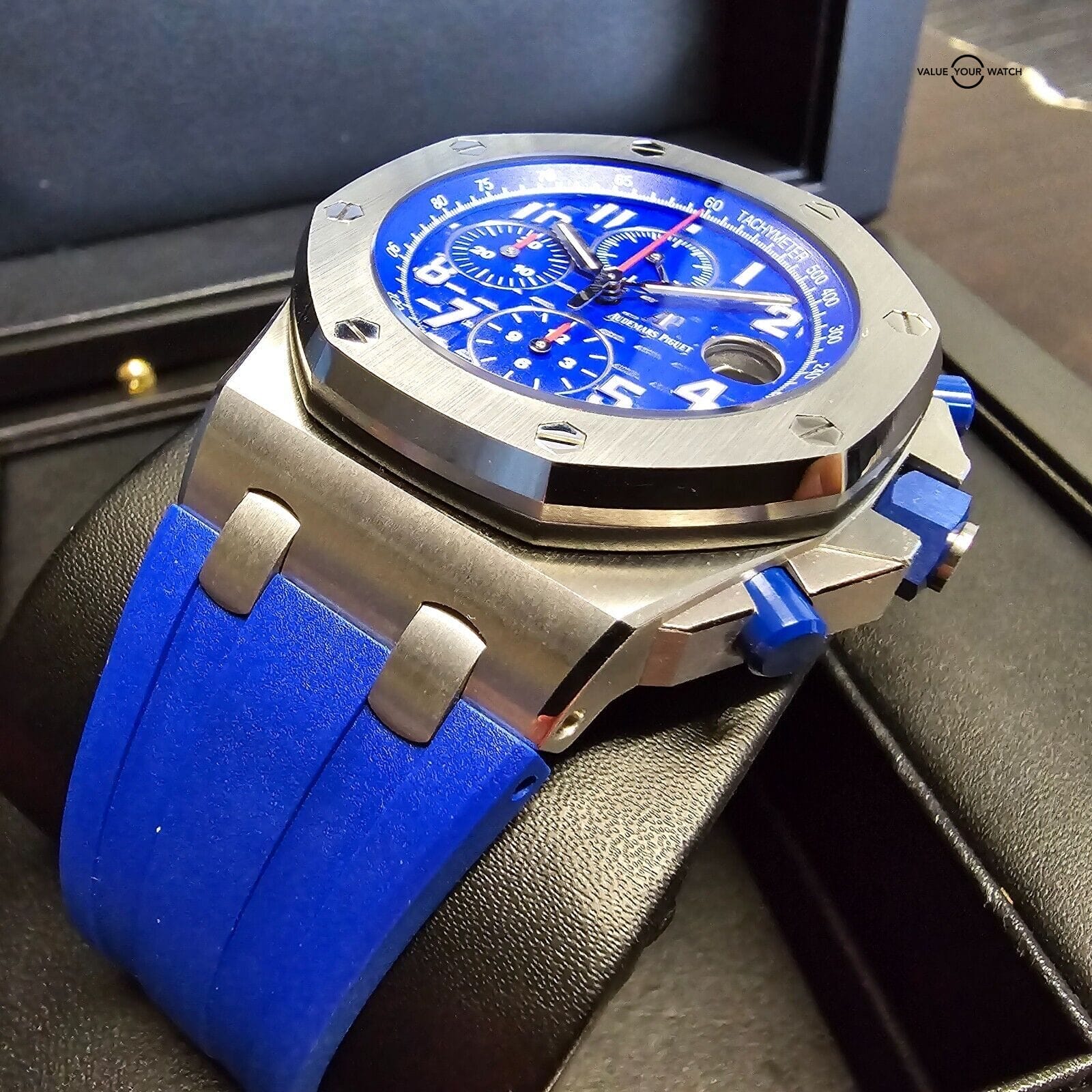 Audemars Piguet Royal Oak Offshore Indigo blue 42mm Full set! Excellent cond AP - Image 5