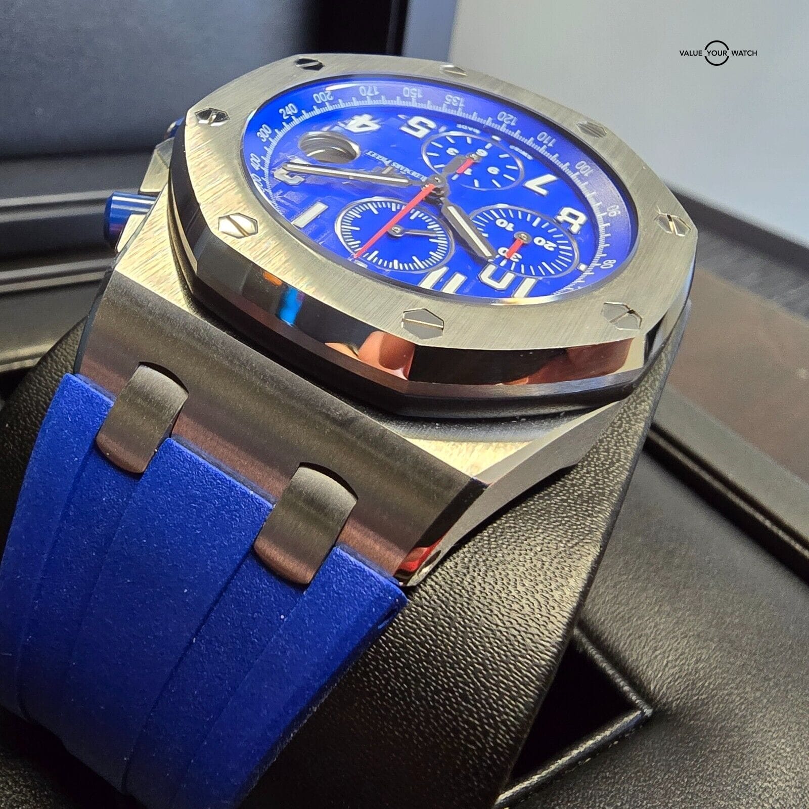 Audemars Piguet Royal Oak Offshore Indigo blue 42mm Full set! Excellent cond AP - Image 7