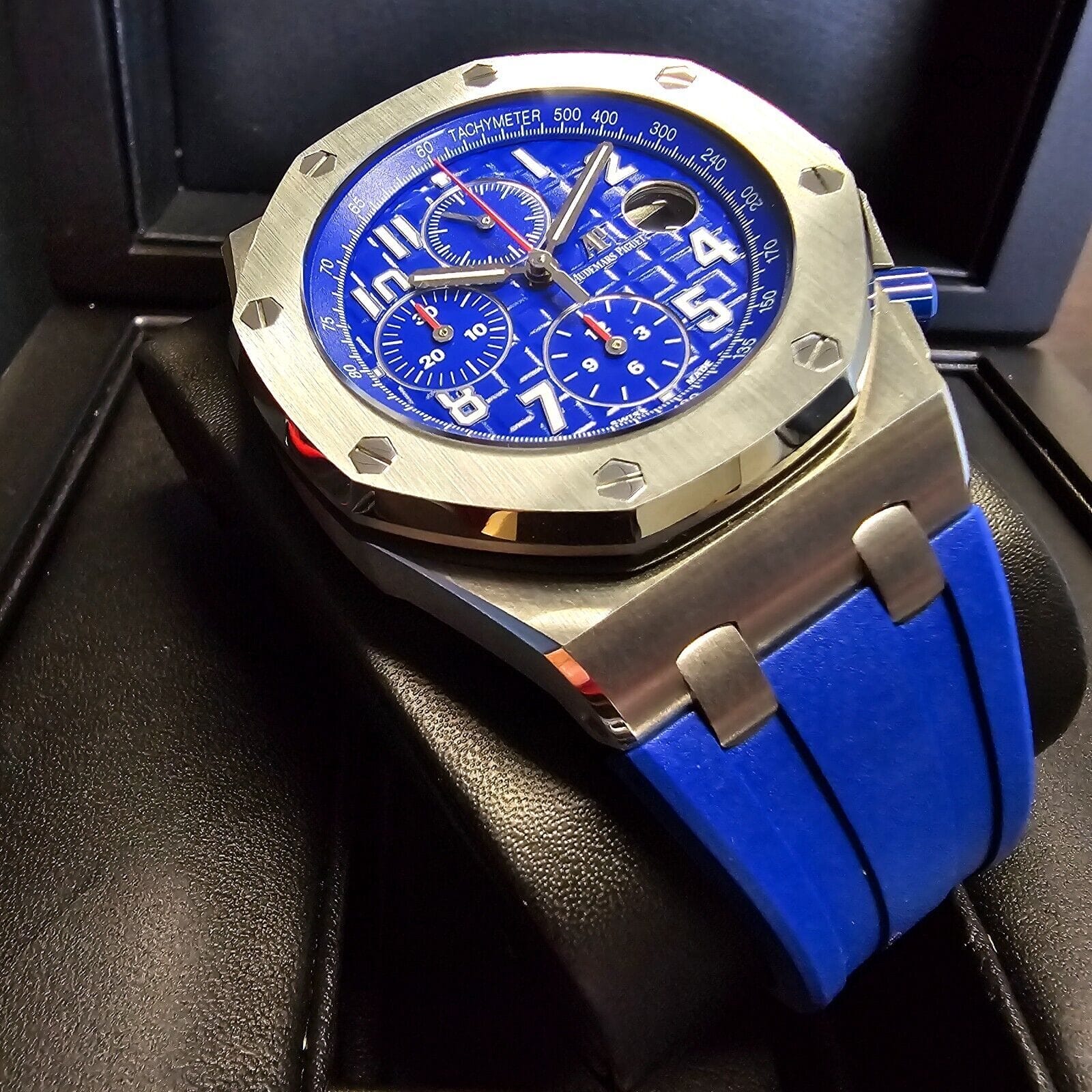 Audemars Piguet Royal Oak Offshore Indigo blue 42mm Full set! Excellent cond AP - Image 8