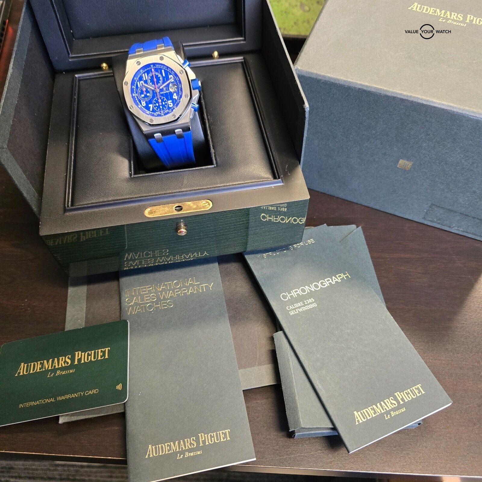 Audemars Piguet Royal Oak Offshore Indigo blue 42mm Full set! Excellent cond AP - Image 11