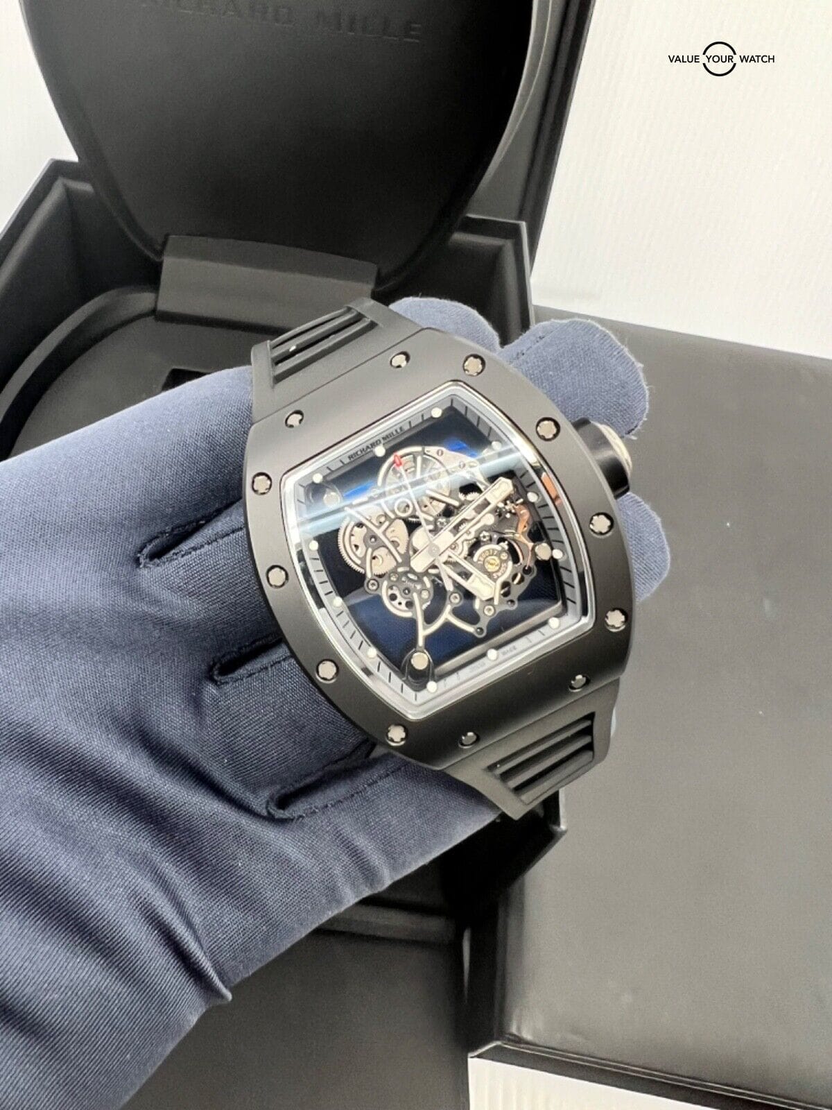 2016 Ltd 50 Asia Exclusive Richard Mille Bubba Watson Black Ceramic Bezel RM055