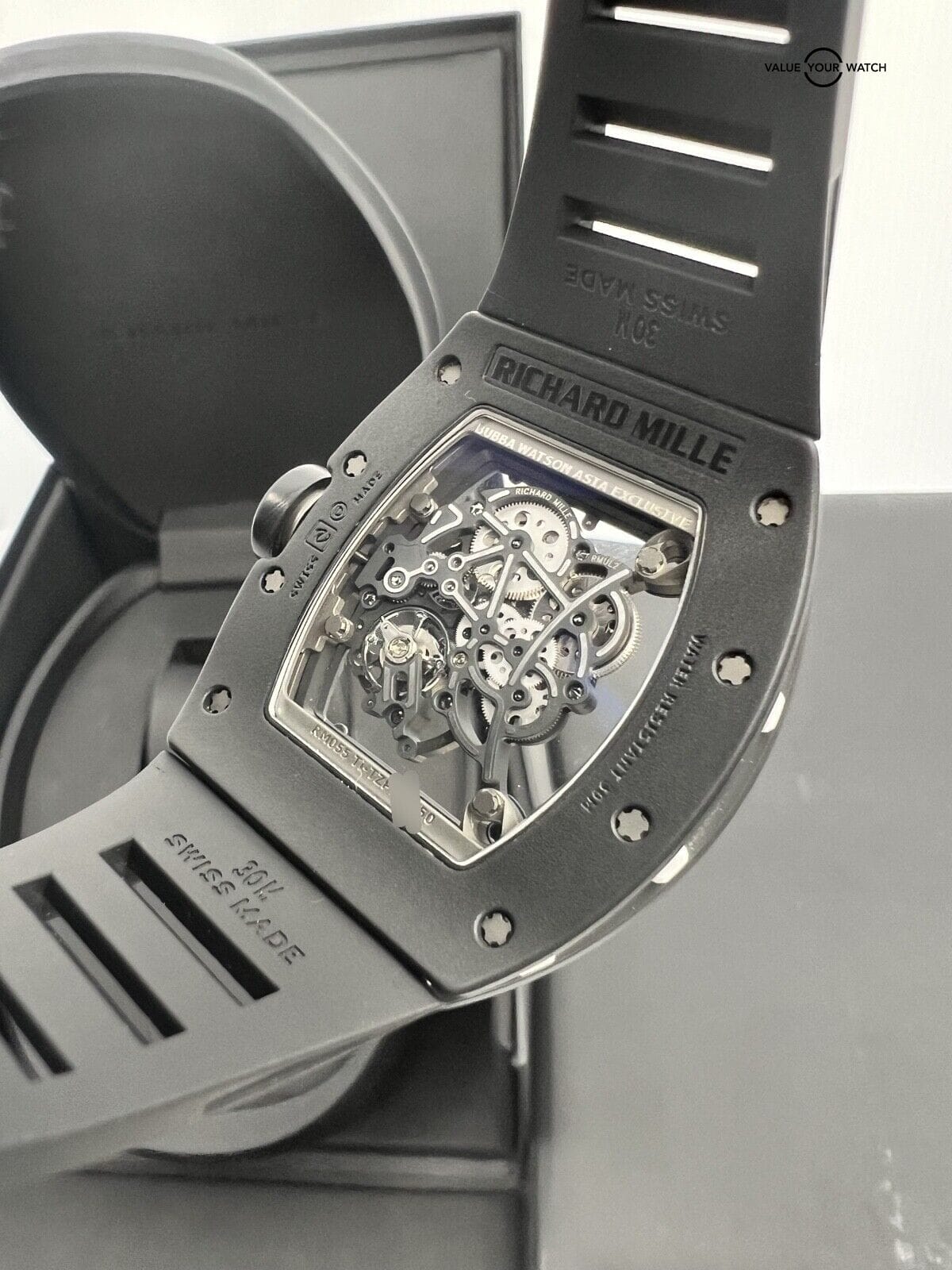 2016 Ltd 50 Asia Exclusive Richard Mille Bubba Watson Black Ceramic Bezel RM055 - Image 4