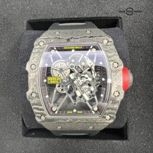 2017 Richard Mille RM 35-01 Black Carbon TPT NTPT Mint Condition Box and Papers