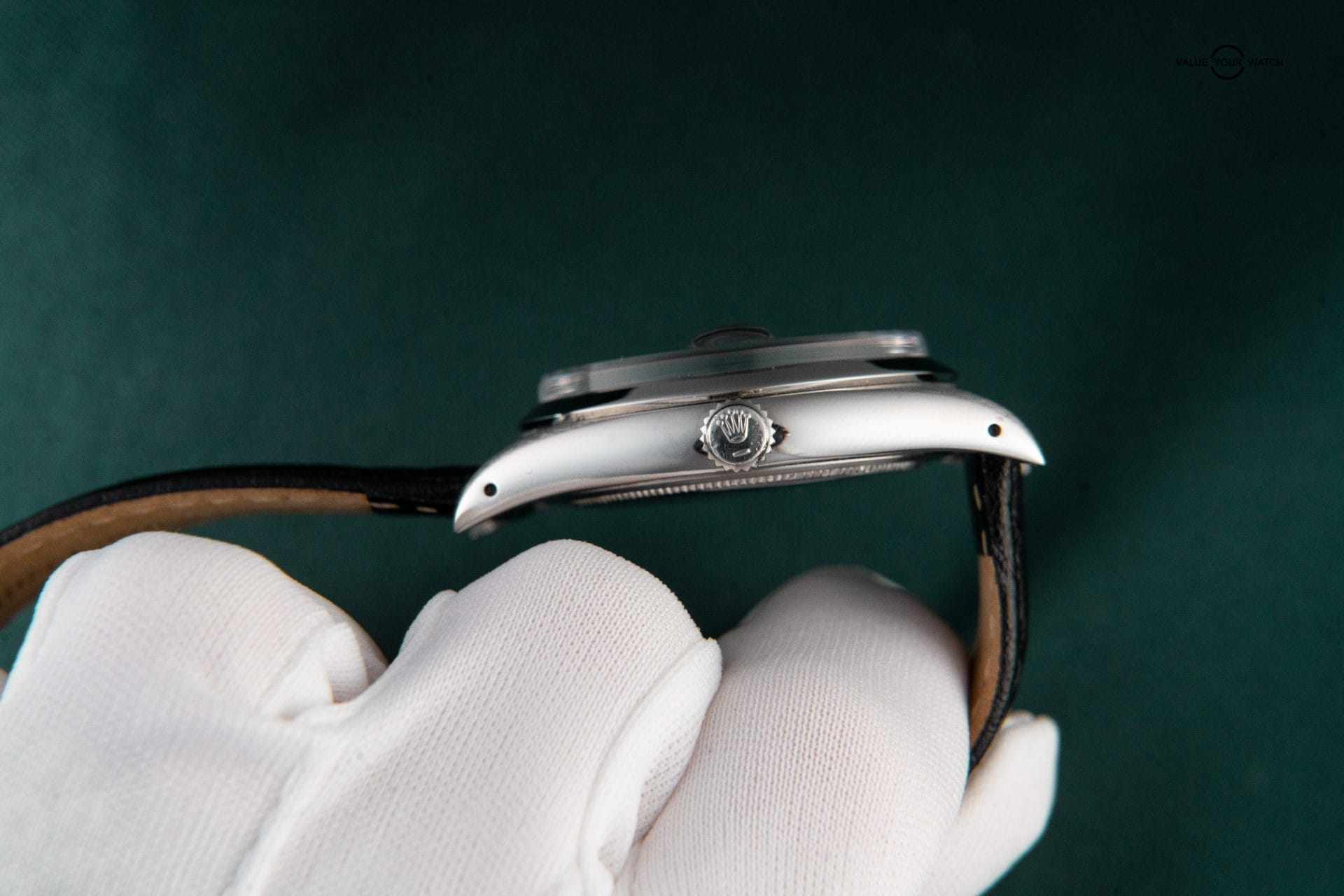 Rolex 6694 Oyster Date Precision Stainless Steel Silver Dial Manual Vintage 34mm - Image 13