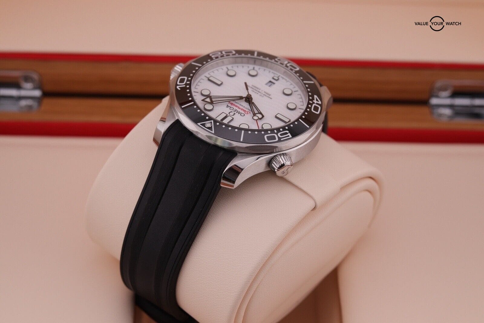 Omega Seamaster 42mm White Wave Dial Men's Watch 210.32.42.20.04.001 B&P - Image 5