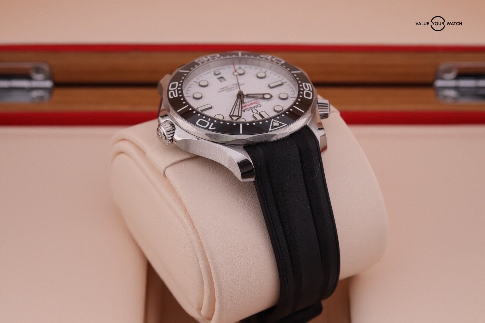 Omega Seamaster 42mm White Wave Dial Men's Watch 210.32.42.20.04.001 B&P - Image 9