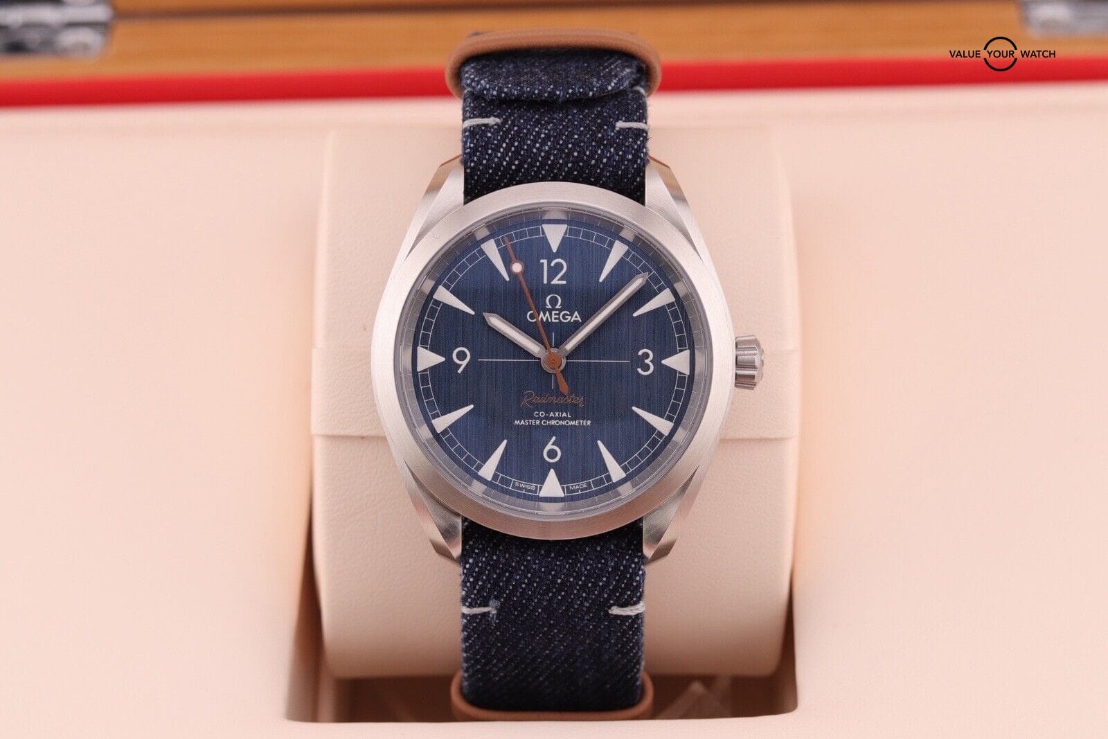 Omega Seamaster Railmaster Co-axial Chronometer Automatic Stainless Steel Watch