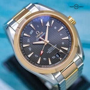 Omega Seamaster Aqua Terra GMT Two Tone Steel & Gold 43mm / 231.20.43.22.06.003