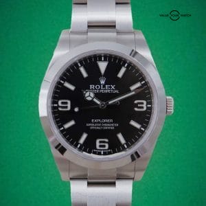 MINT 2017 Rolex Explorer I 214270 Black Dial MK II 39mm Stainless Steel B/P!