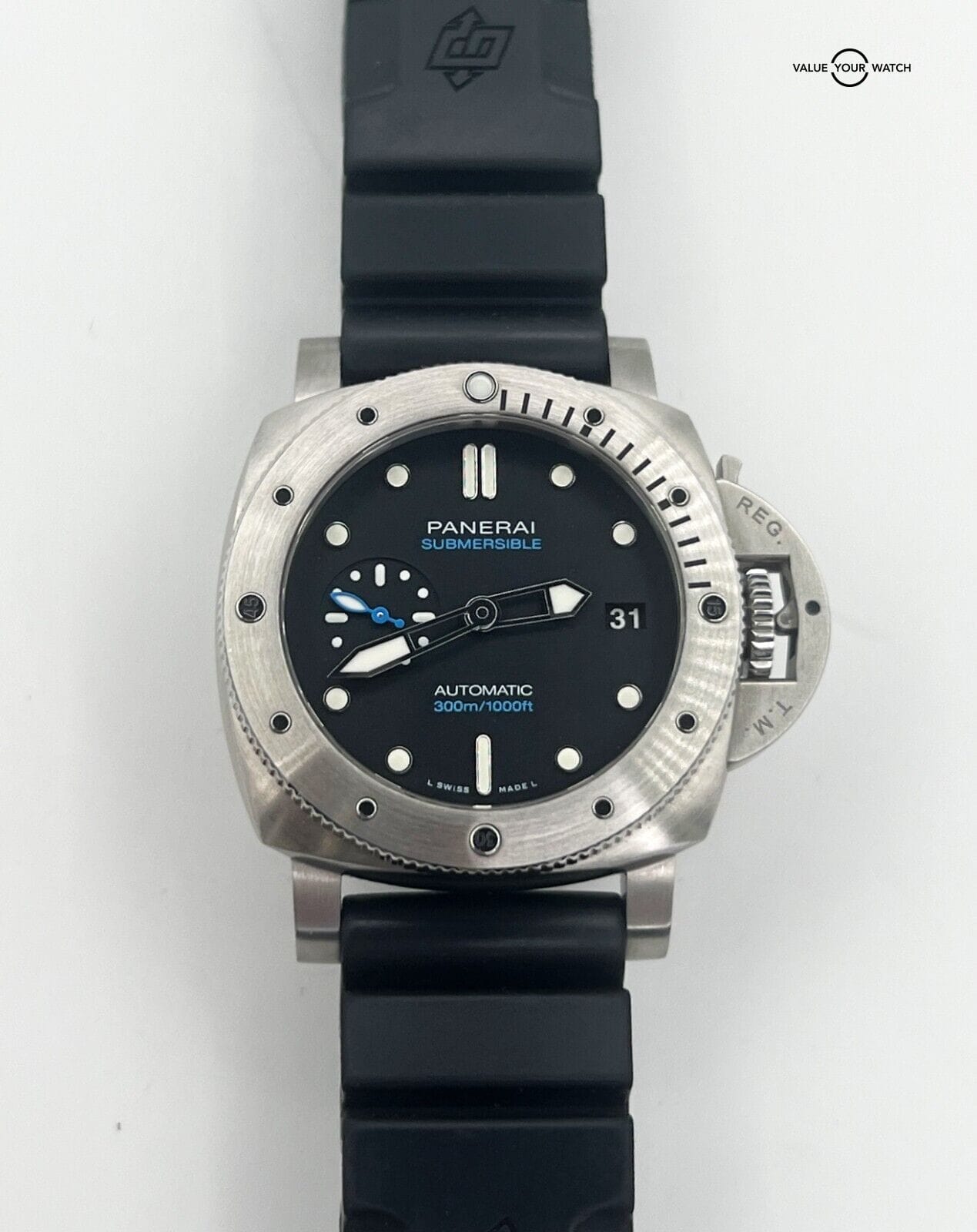 Panerai Luminor Submersible 42mm Automatic Stainless Steel PAM 00973 Box/Papers! - Image 9
