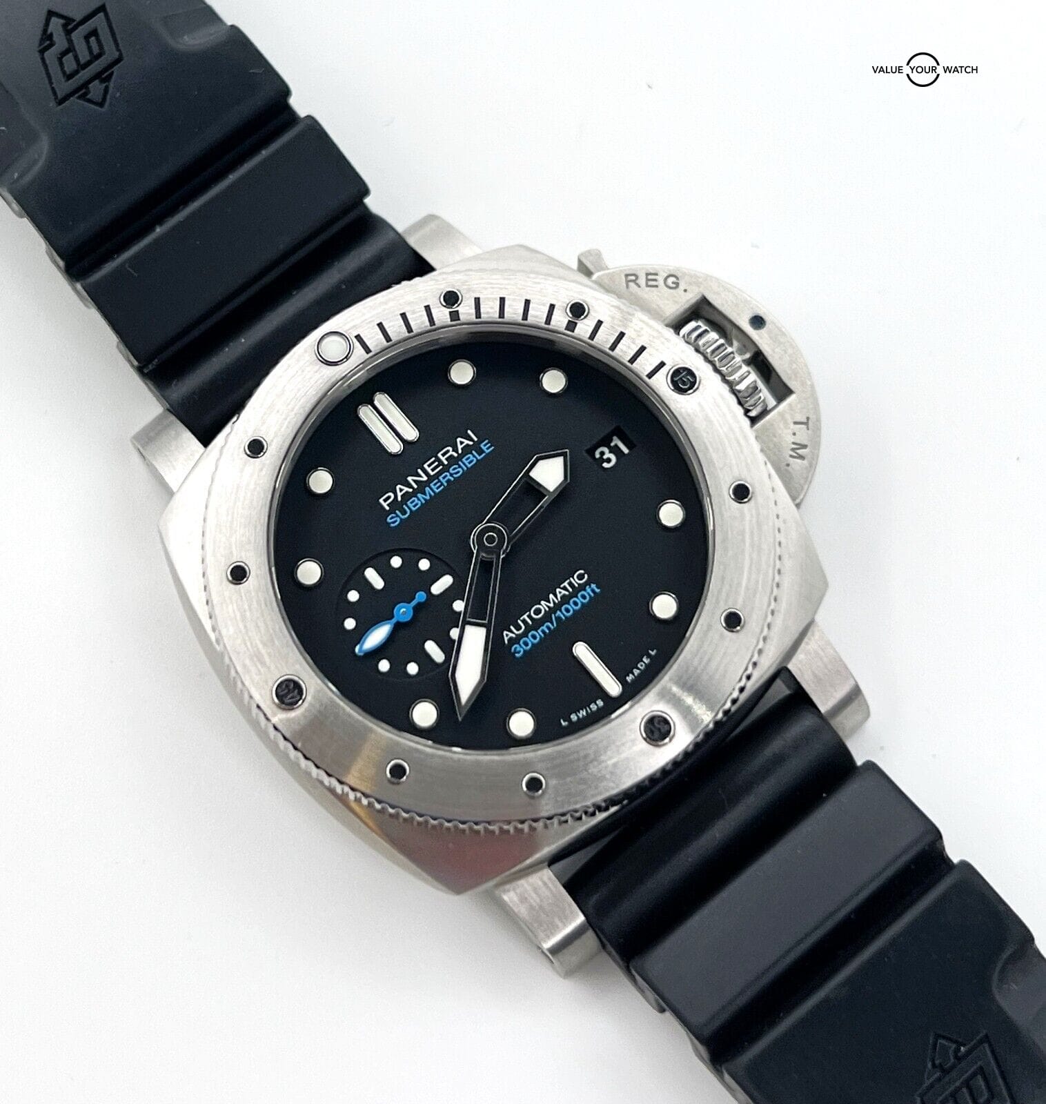Panerai Luminor Submersible 42mm Automatic Stainless Steel PAM 00973 Box/Papers! - Image 10