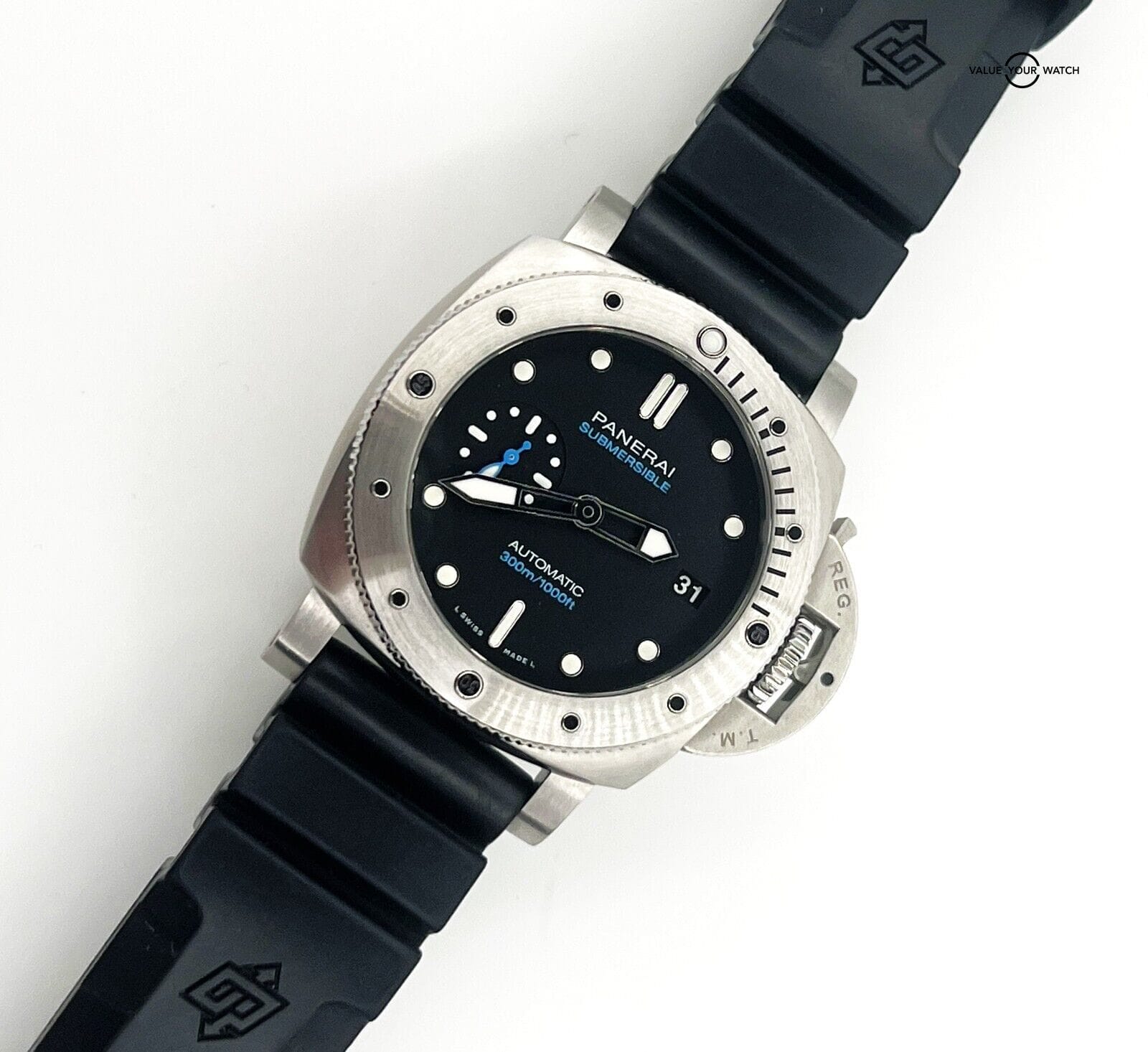 Panerai Luminor Submersible 42mm Automatic Stainless Steel PAM 00973 Box/Papers! - Image 16
