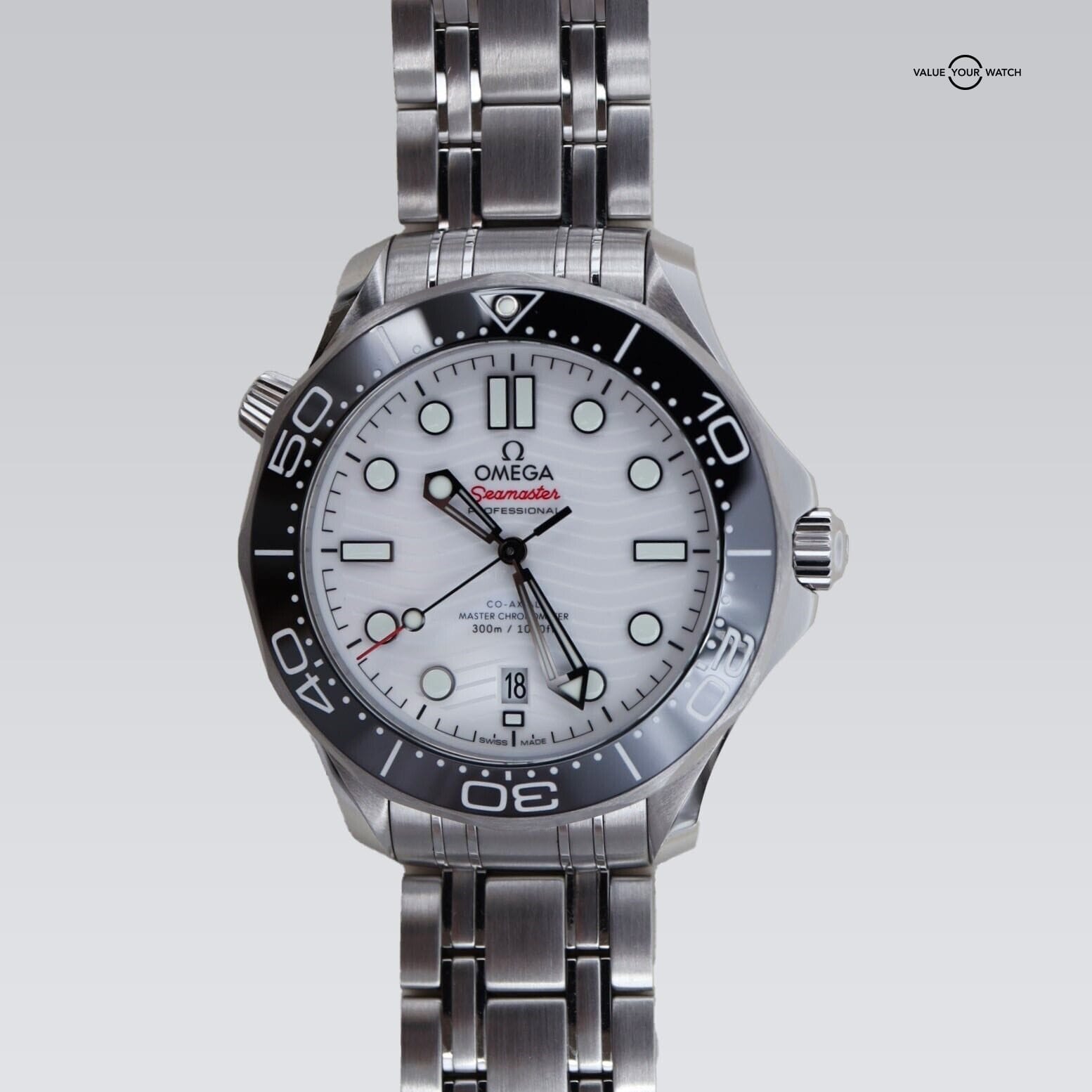 Omega Seamaster 300 42mm White Dial 210.30.42.20.04.001 BOXES/PAPERS! - Image 12