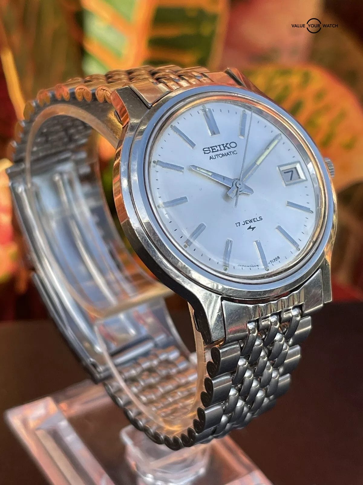 Seiko automatic 17 jewels 7005 discount