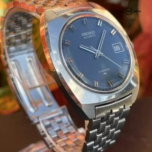 Vintage Seiko 7005-8040 Automatic Wrist Watch Original Bracelet Estate Sale Runs