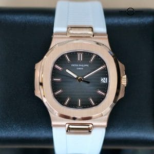 Patek Philippe Nautilus Rose Gold Leather – 5711R