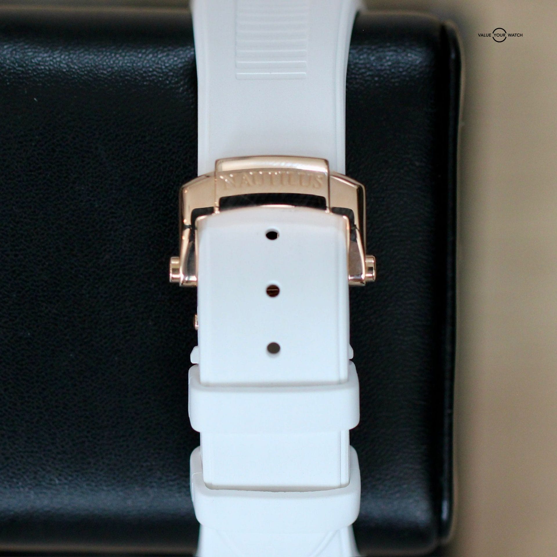 Patek Philippe Nautilus Rose Gold Leather - 5711R - Image 6