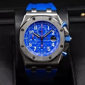 Audemars Piguet Royal Oak Offshore Indigo blue 42mm Full set! Excellent cond AP