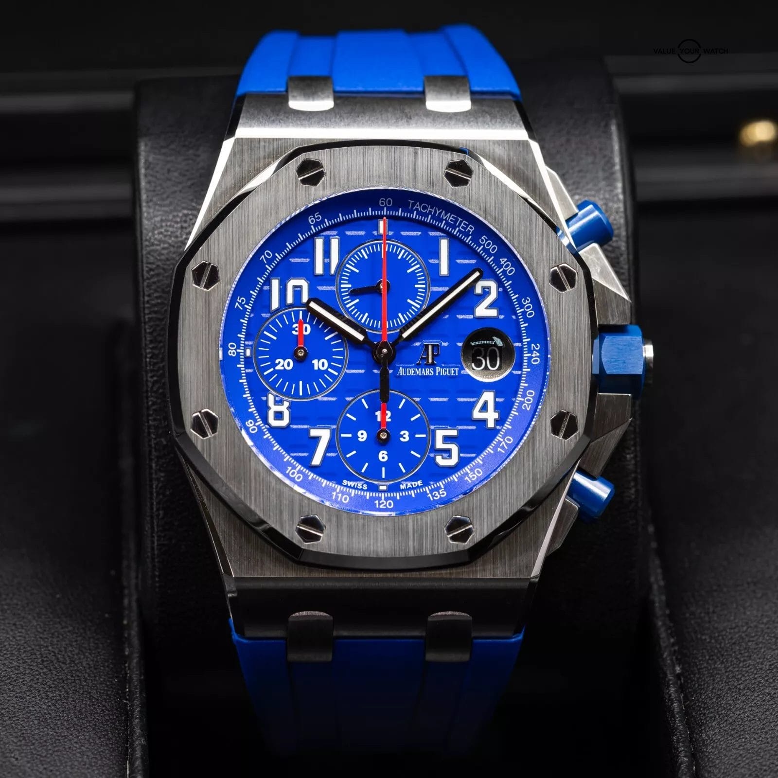 Audemars Piguet Royal Oak Offshore Indigo blue 42mm Full set! Excellent cond AP