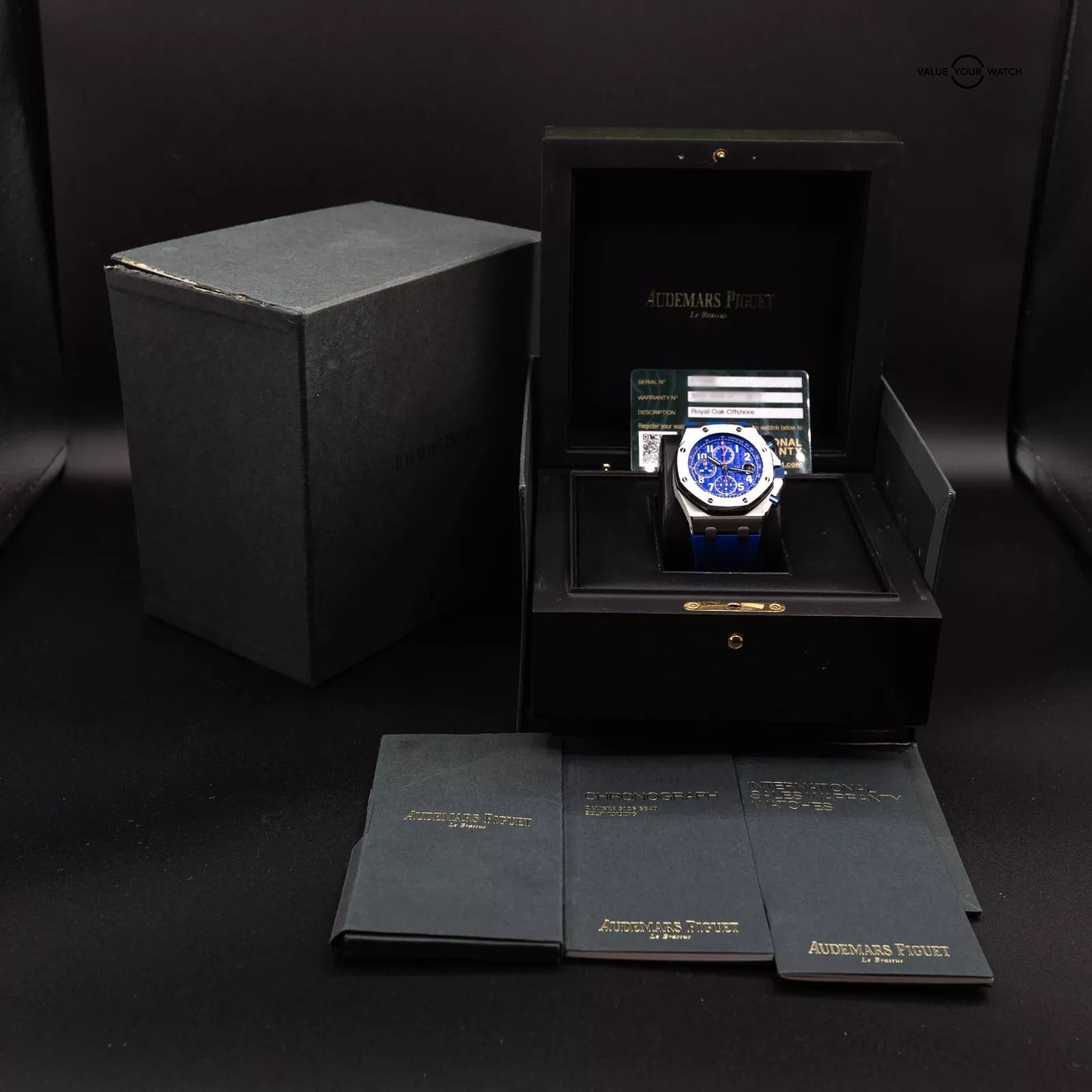 Audemars Piguet Royal Oak Offshore Indigo blue 42mm Full set! Excellent cond AP - Image 3