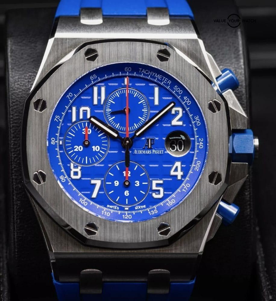 Audemars Piguet Royal Oak Offshore Indigo blue 42mm Full set! Excellent cond AP - Image 4