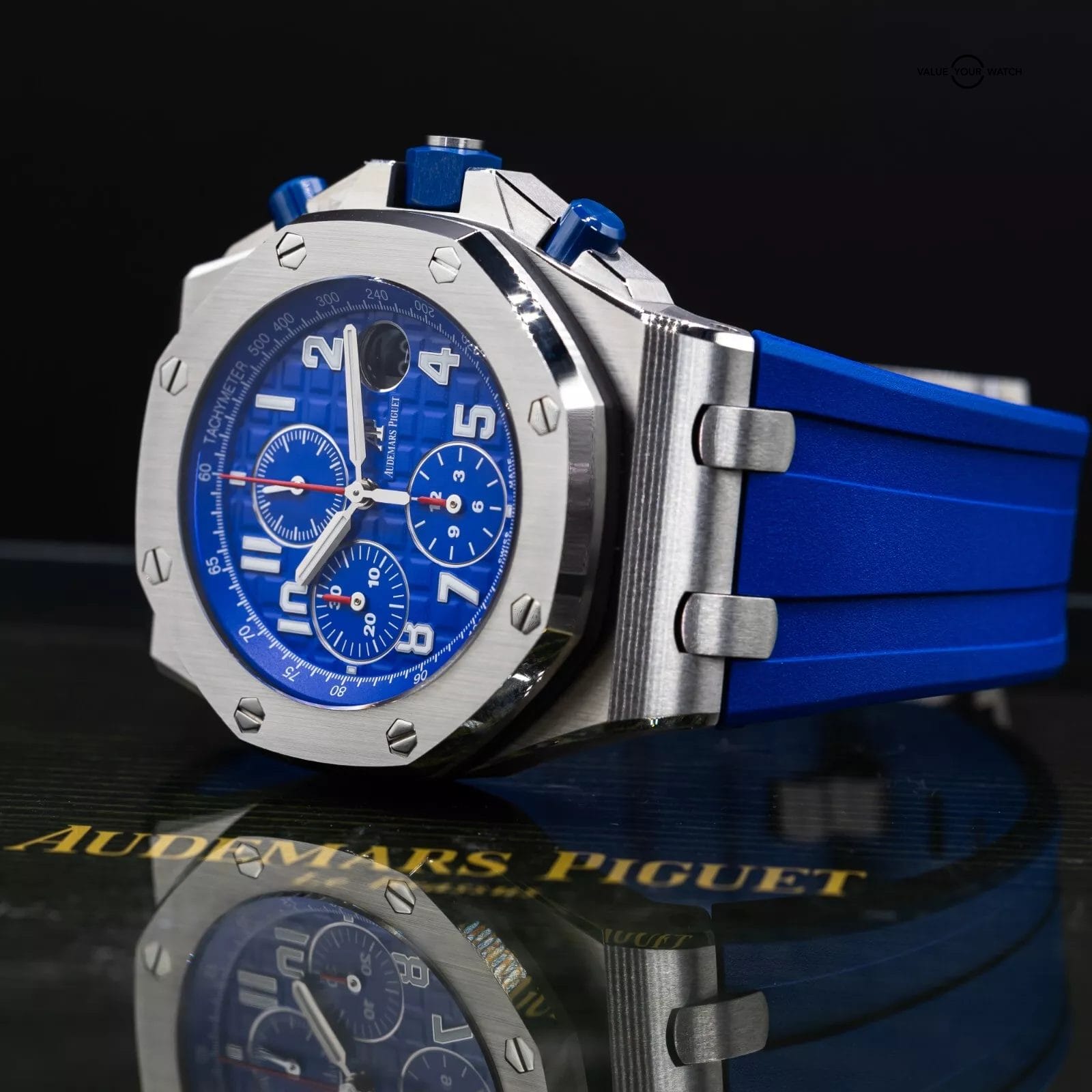 Audemars Piguet Royal Oak Offshore Indigo blue 42mm Full set! Excellent cond AP - Image 7