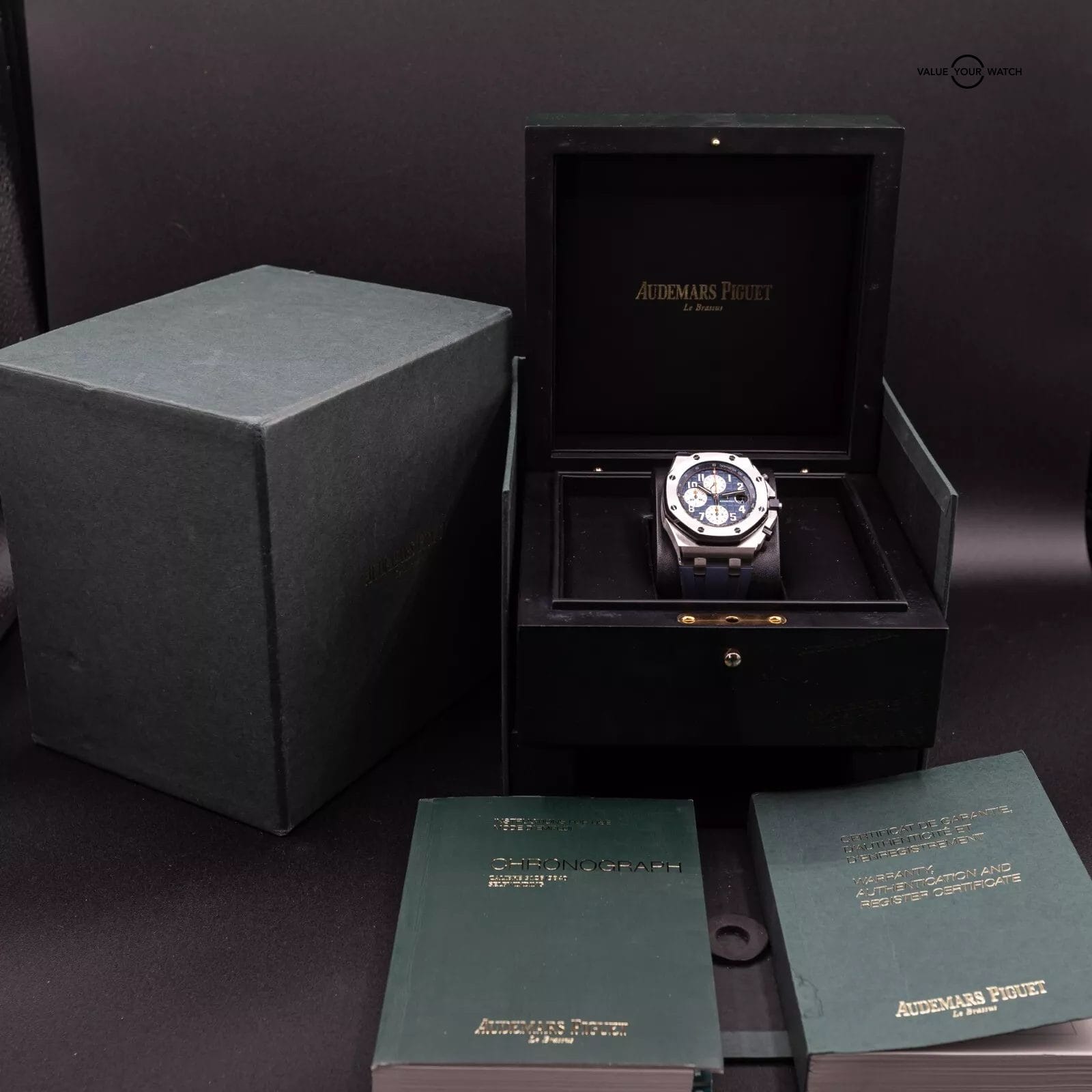 Audemars Piguet Royal Oak Blue Men's Watch with Rubber Strap -... - Image 3