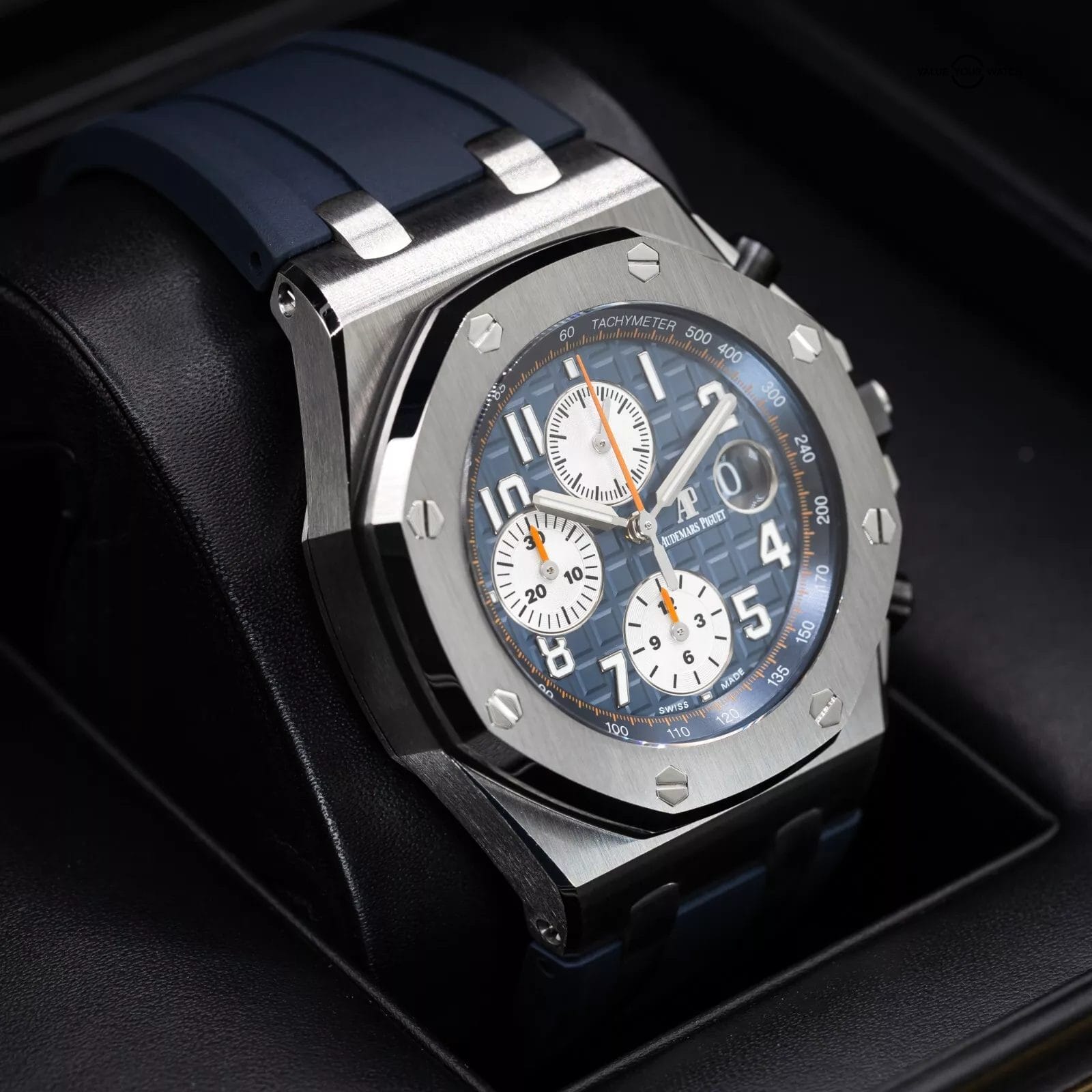 Audemars Piguet Royal Oak Blue Men's Watch with Rubber Strap -... - Image 6