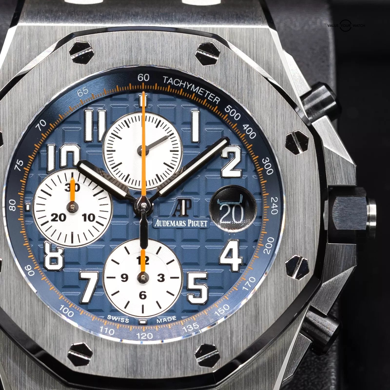 Audemars Piguet Royal Oak Blue Men's Watch with Rubber Strap -... - Image 7