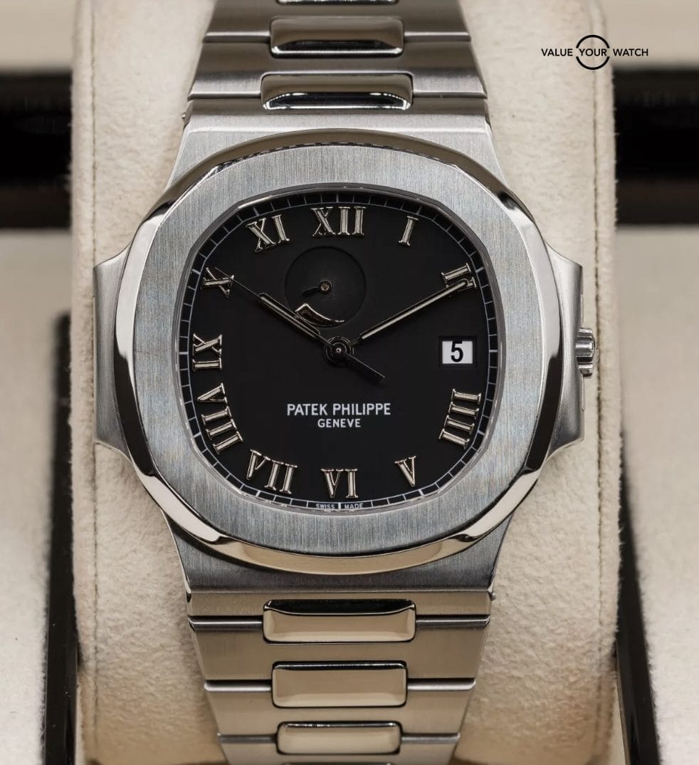 Patek Philippe Nautilus Jumbo Steel Black Power Reserve 42mm 3710/1A - Image 8