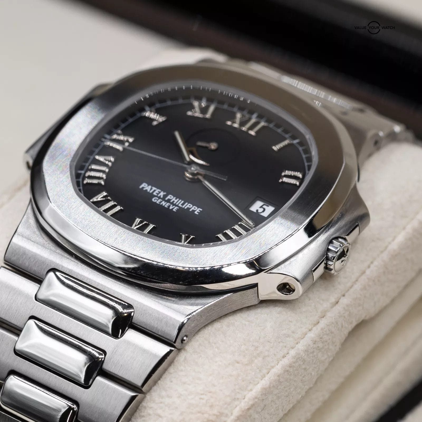 Patek Philippe Nautilus Jumbo Steel Black Power Reserve 42mm 3710/1A - Image 10