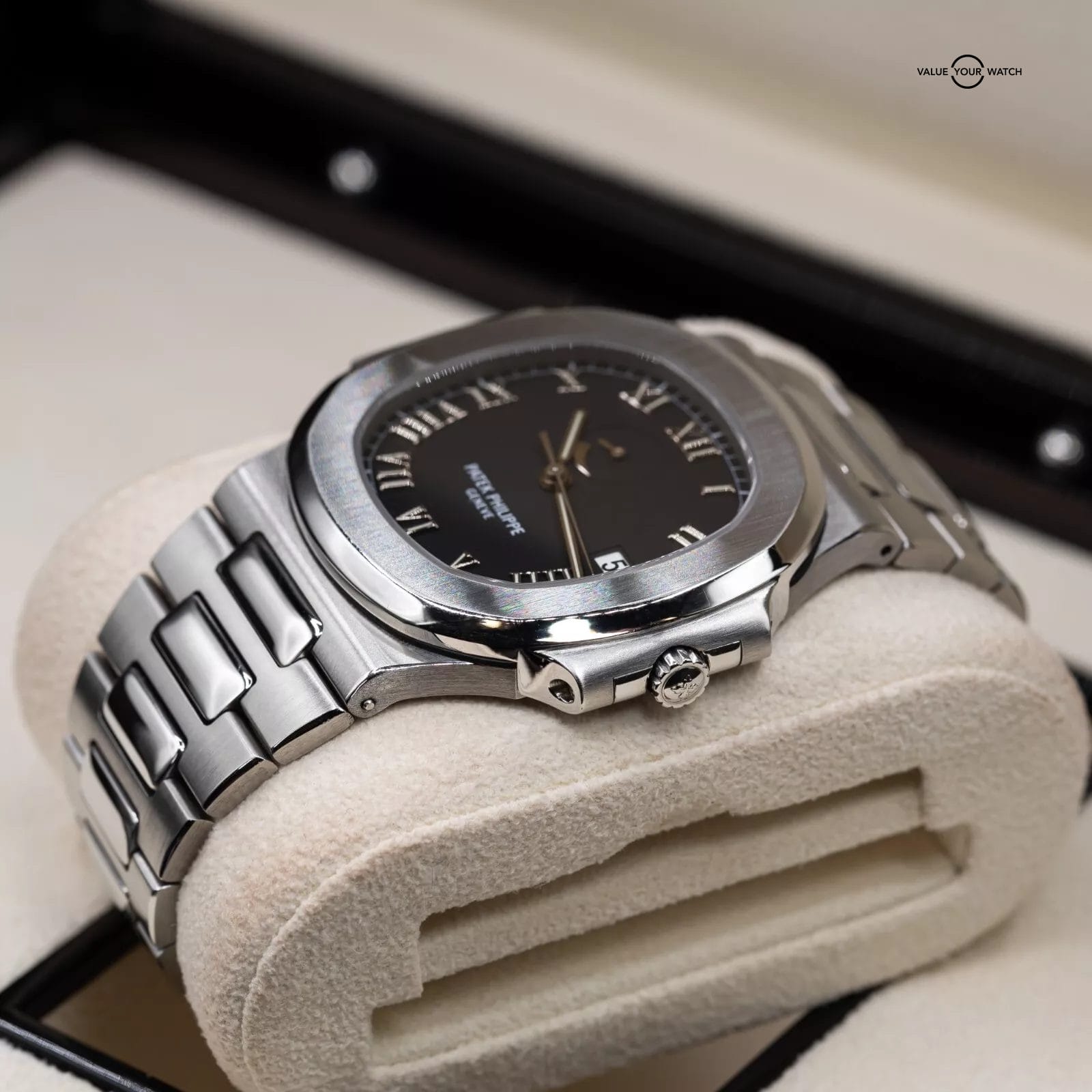 Patek Philippe Nautilus Jumbo Steel Black Power Reserve 42mm 3710/1A - Image 11