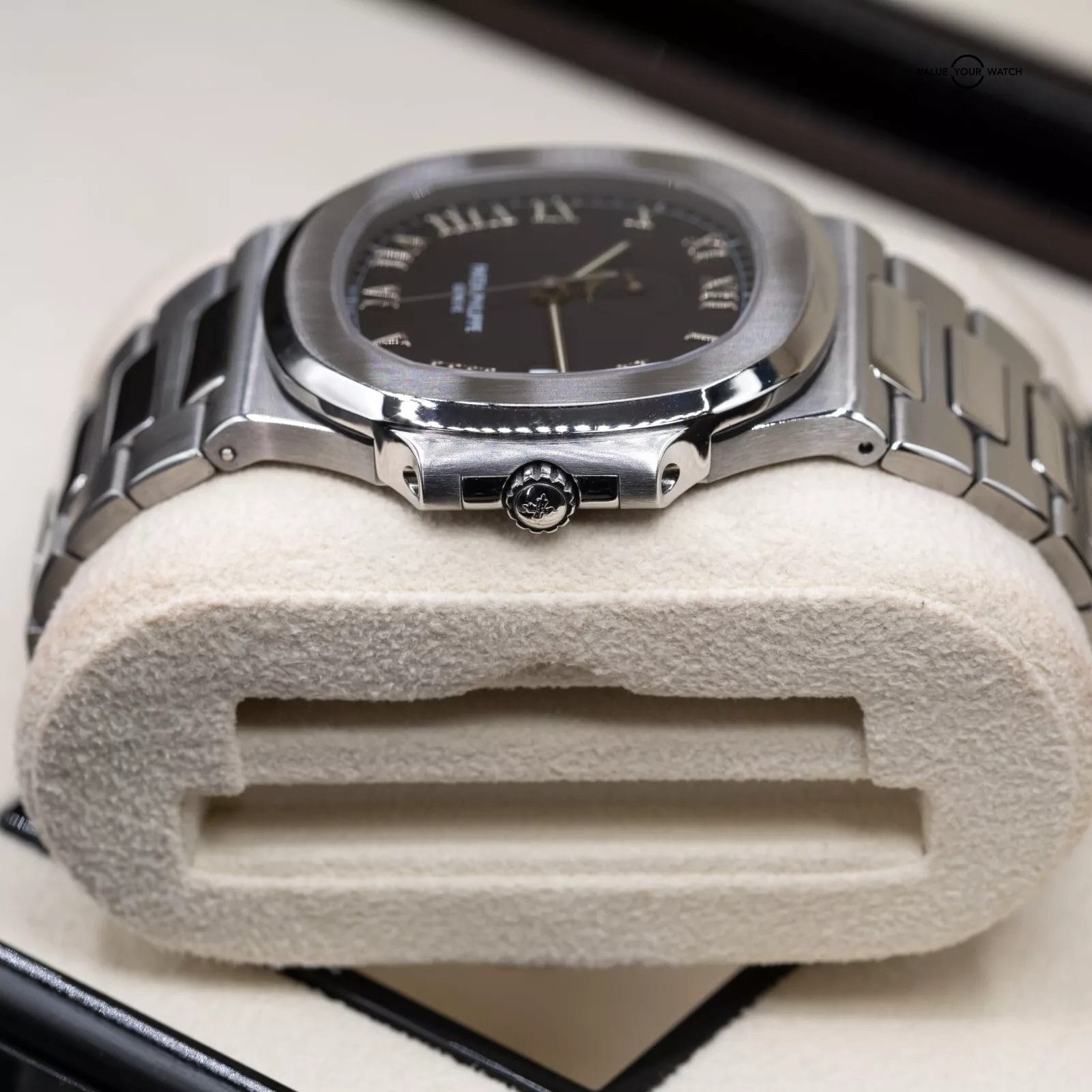 Patek Philippe Nautilus Jumbo Steel Black Power Reserve 42mm 3710/1A - Image 13